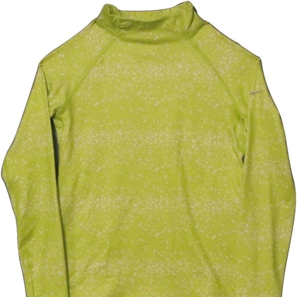 Nike Girls Hyperwarm Printed Mock Top (X-Small)